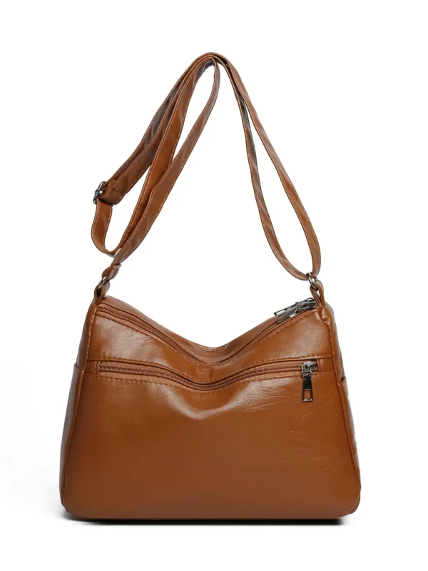 PU Multi-Compartment Crossbody Bag - Image 5