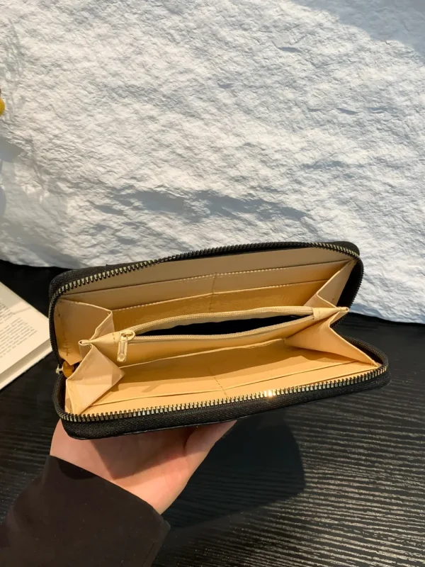 PU Leather Solid Color Wallet - Image 9