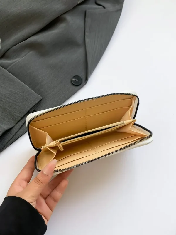 PU Leather Solid Color Wallet - Image 12