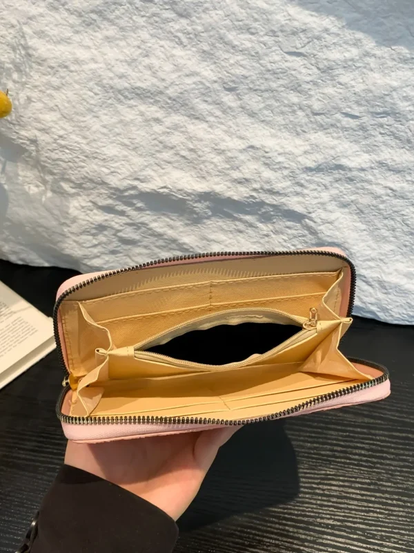 PU Leather Solid Color Wallet - Image 7
