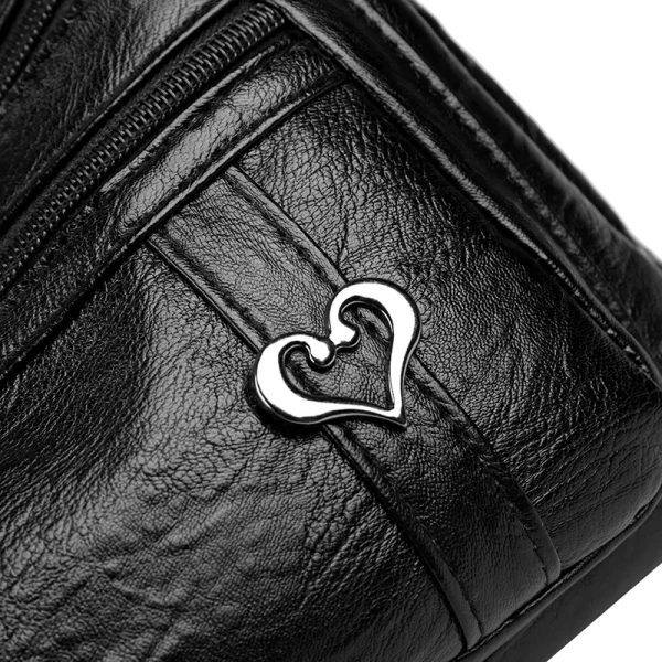 PU Leather Multi-Pockets Crossbody Bag - Image 13