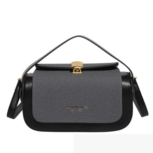 Fashionable Trendy Elegant Small Square Bag Shoulder Crossbody Bag Literary Simple Handbag Luxury Retro Box Bag Wholesale - Image 8