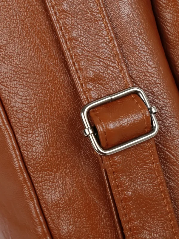 PU Leather Adjustable Strap Shoulder Bag - Image 13